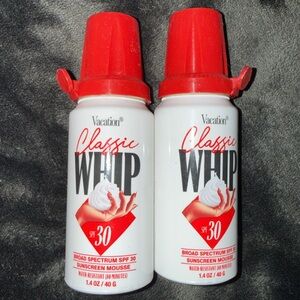 ✨Vacation Classic Whip Sunscreen Mousse SPF 30 Travel Size (1.4oz.) 2-Pack